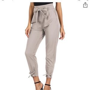 GRACE KARIN Womens Casual High Waist Pencil
Pants with Bow-Knot Pockets